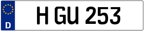 Truck License Plate